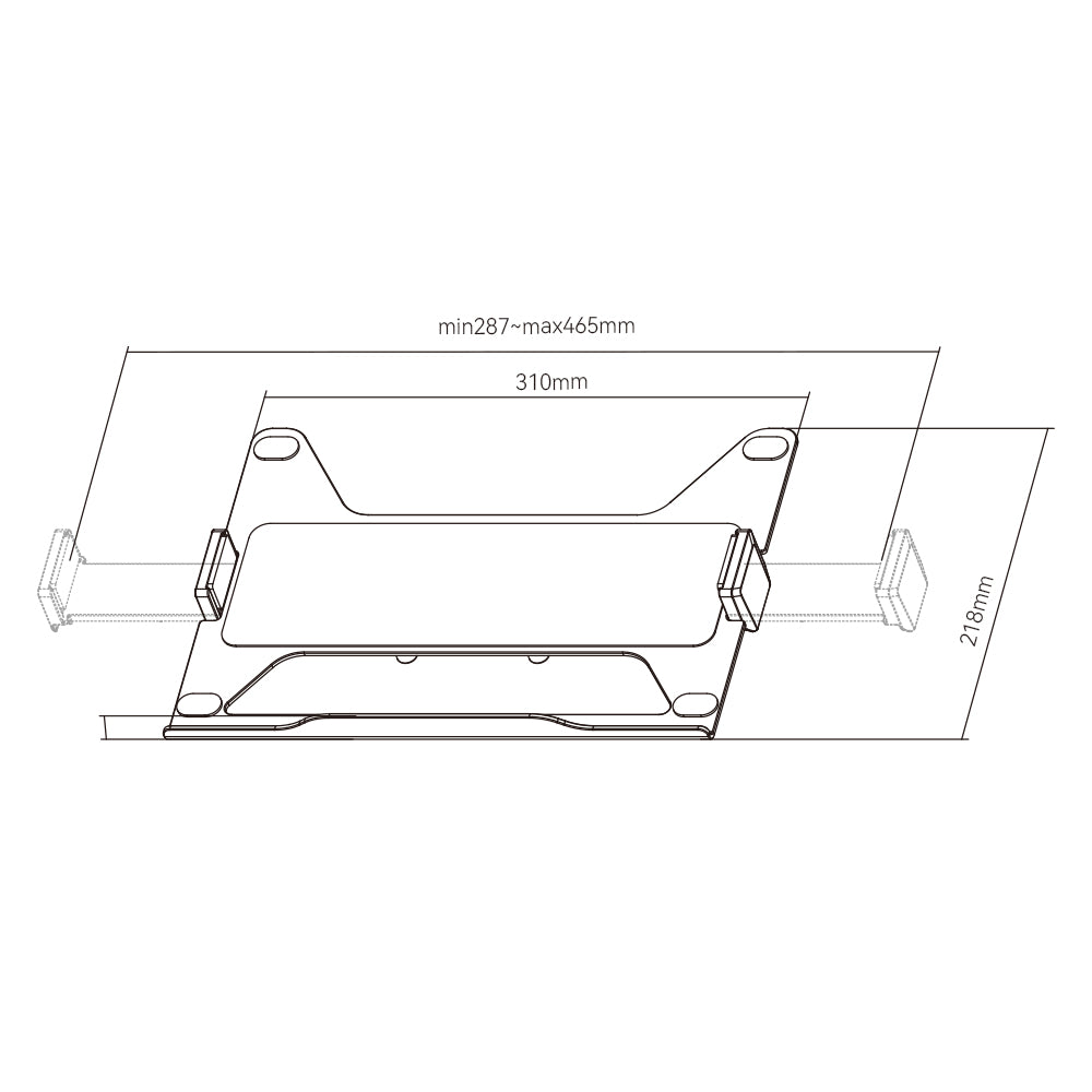 Hinomi Laptop Tray for Monitor Arm