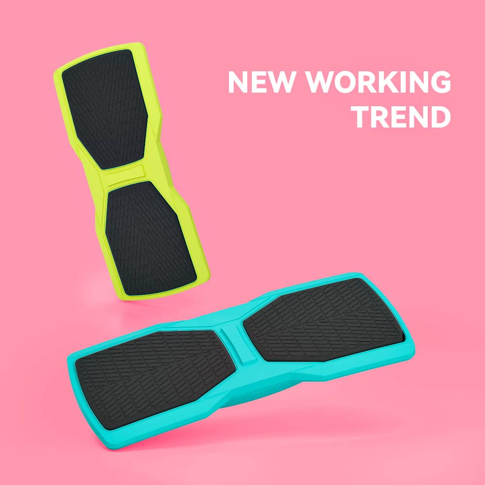 Hinomi Ergonomic Motor Pedal Balance Board Footrest