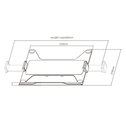 HINOMI Laptop Tray for Monitor Arm
